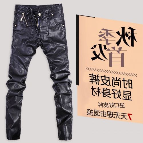 Pantalon cuir homme serré pour jeunesse PANTSKING hiver - Ref 1492425