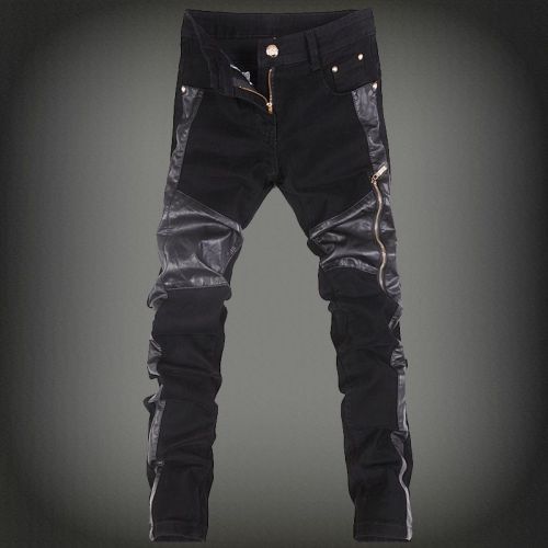 Pantalon cuir homme serré pour jeunesse PANTSKING automne - Ref 1492428