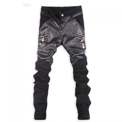 Pantalon cuir homme serré pour jeunesse PANTSKING automne - Ref 1492430