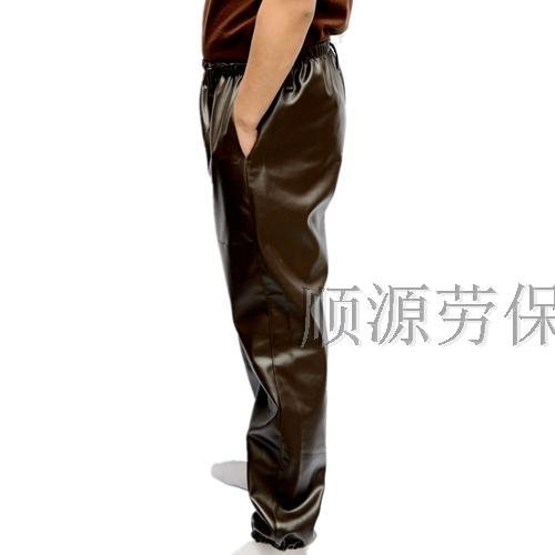 Pantalon cuir homme droit 3I pour automne - Ref 1492466