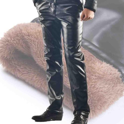 Pantalon cuir homme droit pour hiver - Ref 1492494