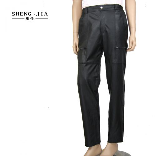 Pantalon cuir homme pantalons fuselés - Ref 1492537