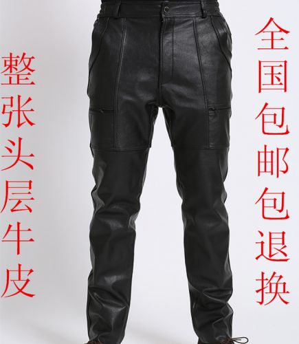 Pantalon cuir homme pantalons fuselés CARLDENCH pour hiver - Ref 1492607