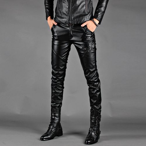 Pantalon cuir homme serré pour adolescent - Ref 1492609