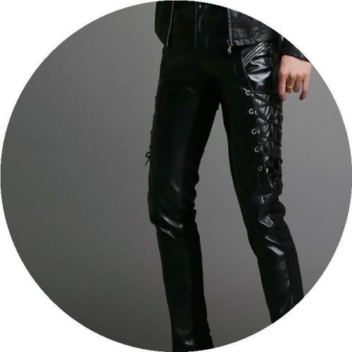 Pantalon cuir homme serré pour jeunesse 3I hiver - Ref 1492665