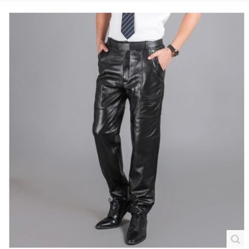 Pantalon cuir homme droit Première couche de pour hiver - Ref 1492710