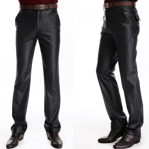 Pantalon cuir homme droit pour jeunesse automne - Ref 1492778