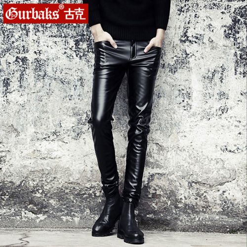 Pantalon cuir homme droit pour jeunesse PU automne - Ref 1492842