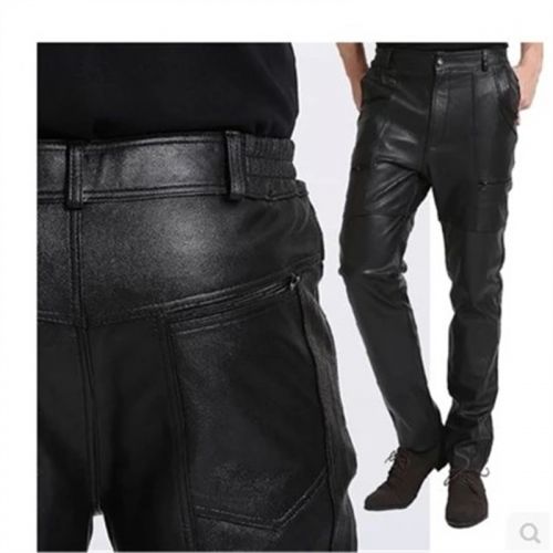 Pantalon cuir homme droit Première couche de pour hiver - Ref 1492854