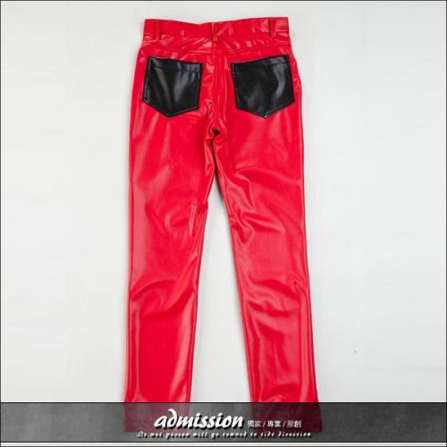 Pantalon cuir homme serré pour adolescent automne - Ref 1493008