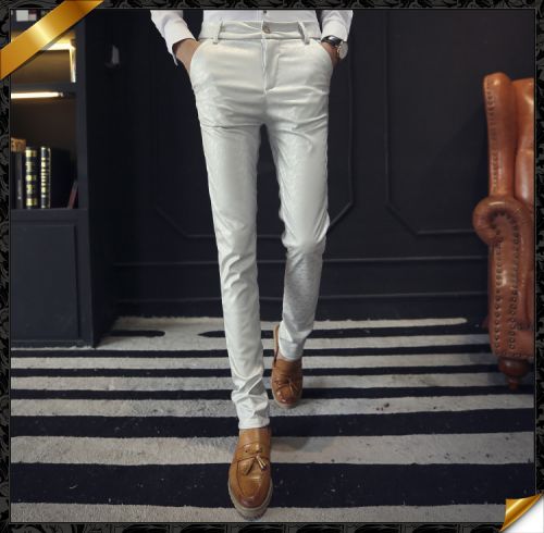 Pantalon cuir homme pantalons fuselés pour adolescent hiver - Ref 1493021