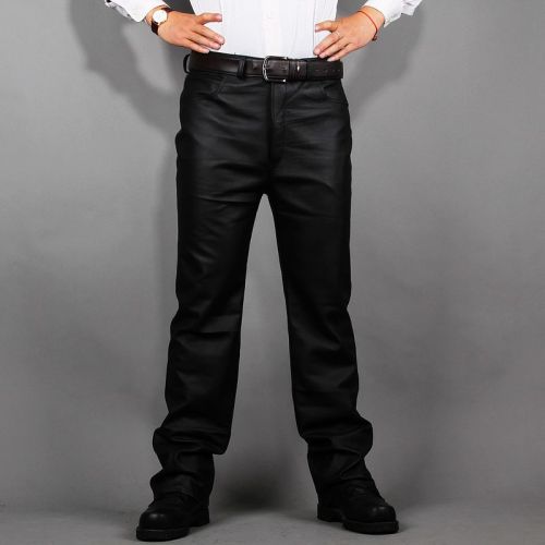 Pantalon cuir homme droit - Ref 1493034