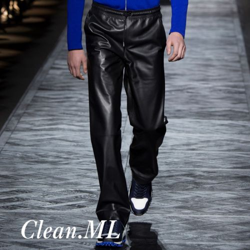 Pantalon cuir homme droit pour jeunesse automne - Ref 1493054