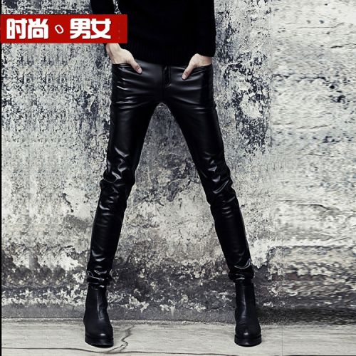 Pantalon cuir homme droit pour jeunesse automne - Ref 1493071