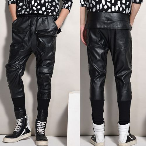 Pantalon cuir homme serré pour adolescent hiver - Ref 1493139