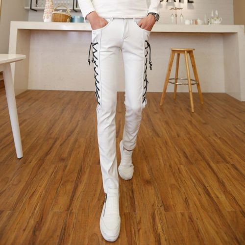 Pantalon cuir homme droit pour jeunesse hiver - Ref 1493152