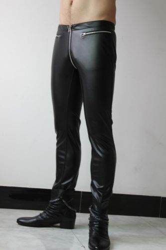 Pantalon cuir homme serré pour jeunesse hiver - Ref 1493182