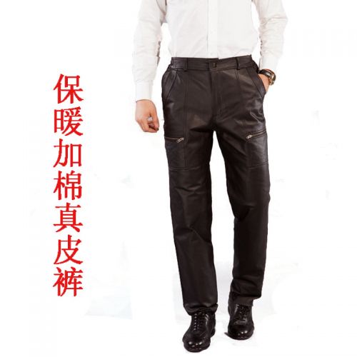 Pantalon cuir homme droit LANDINGBOER pour hiver - Ref 1493202