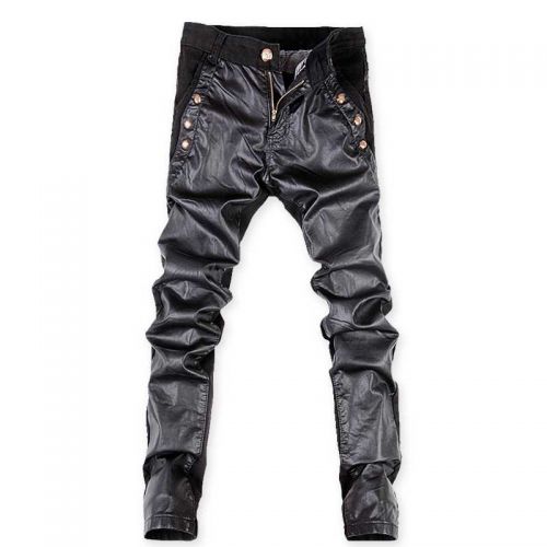 Pantalon cuir homme - Ref 1493220