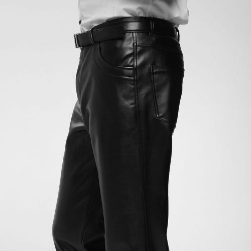 Pantalon cuir homme droit pour jeunesse PU hiver - Ref 1493223