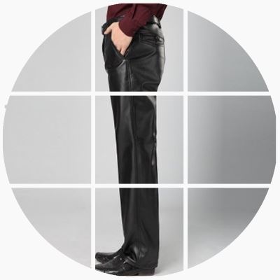 Pantalon cuir homme droit pour jeunesse - Ref 1493231