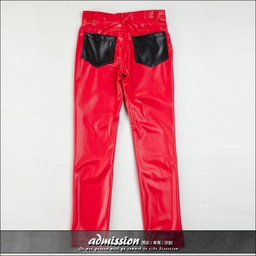 Pantalon cuir homme serré pour adolescent automne - Ref 1493243