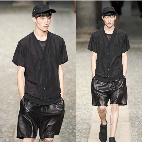 Pantalon cuir homme droit pour adolescent été - Ref 1493259