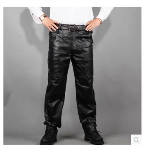 Pantalon cuir homme droit pour hiver - Ref 1493306