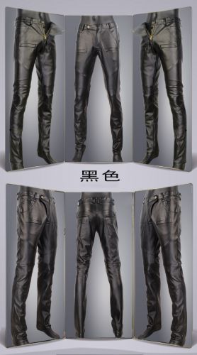 Pantalon cuir homme serré pour adolescent hiver - Ref 1493330