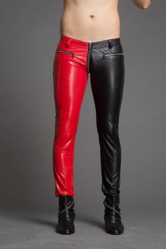 Pantalon cuir homme serré pour jeunesse hiver - Ref 1493362