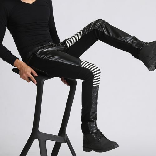 Pantalon cuir homme serré pour adolescent 3I hiver - Ref 1493477