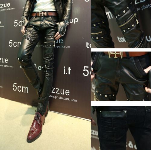 Pantalon cuir homme serré pour jeunesse MCC HOMME hiver - Ref 1493539