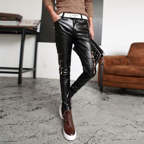 Pantalon cuir homme droit pour adolescent MCC HOMME hiver - Ref 1493540