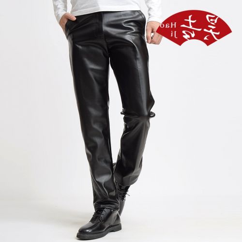Pantalon cuir homme droit pour automne - Ref 1493606