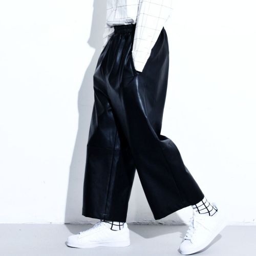 Pantalon cuir homme pour jeunesse MIXSEVEN printemps - Ref 1493731