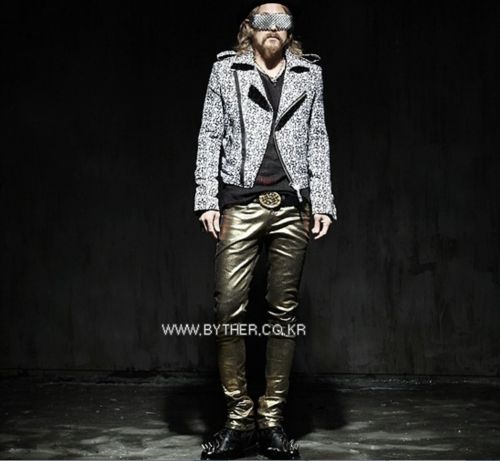 Pantalon cuir homme pantalons fuselés pour jeunesse automne - Ref 1493754