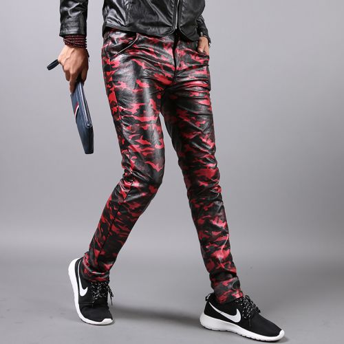 Pantalon cuir homme pantalons fuselés pour automne - Ref 1493767