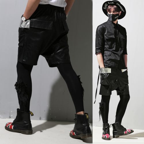 Pantalon cuir homme pour adolescent automne - Ref 1493812