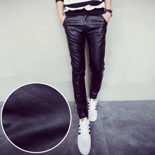 Pantalon cuir homme serré pour jeunesse automne - Ref 1493859