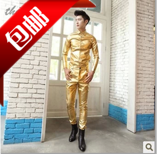 Pantalon cuir homme serré pour adolescent automne - Ref 1493865