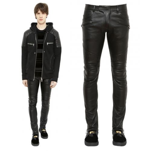 Pantalon cuir homme droit pour jeunesse automne - Ref 1493946