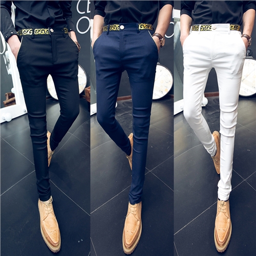 Pantalon cuir homme serré pour adolescent hiver - Ref 1494004