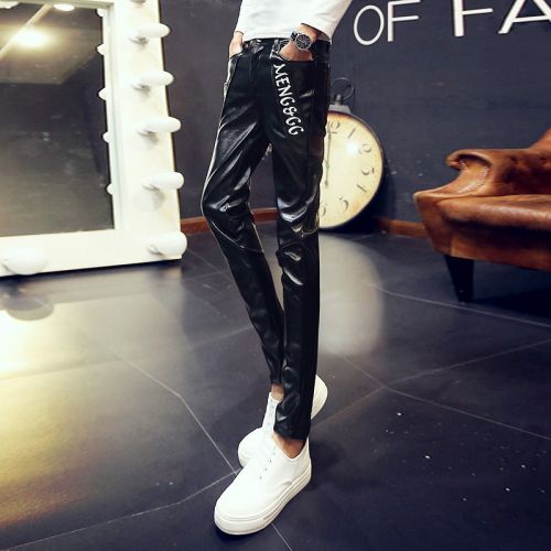 Pantalon cuir homme serré pour adolescent MCC HOMME printemps - Ref 1494044