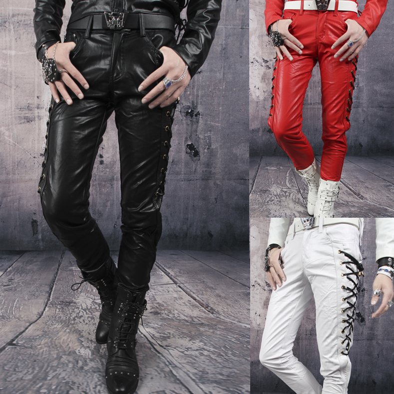 Pantalon cuir homme droit pour jeunesse hiver - Ref 1494057