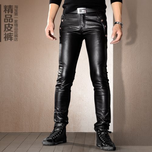 Pantalon cuir homme serré pour jeunesse PANTSKING hiver - Ref 1494077