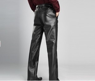 Pantalon cuir homme droit pour hiver - Ref 1494082