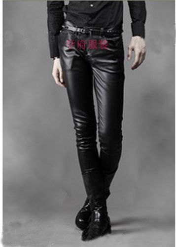 Pantalon cuir homme serré pour jeunesse - Ref 1494170