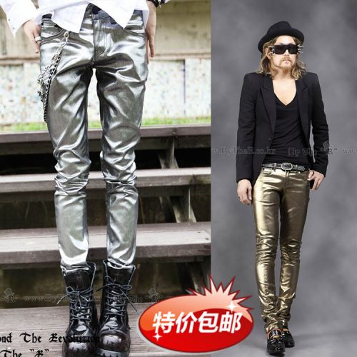 Pantalon cuir homme pantalons fuselés pour jeunesse automne - Ref 1494239