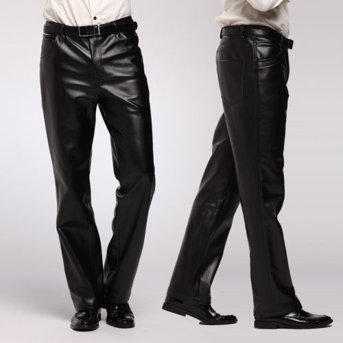 Pantalon cuir homme pantalons fuselés pour jeunesse hiver - Ref 1494255
