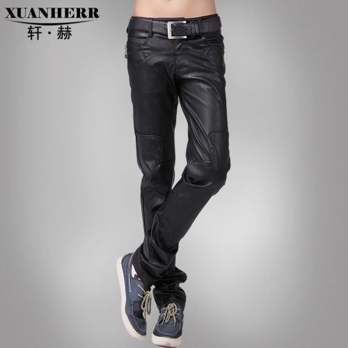 Pantalon cuir homme droit pour jeunesse XUAN HERR - Ref 1494262